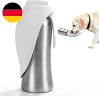 Nepfaivy Trinkflasche Hunde FüR Unterwegs Edelstahl 800Ml - Auslaufsichere Hunde