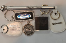 Lot 6 Vintage Ford Advertising Keychains Tire Gauge Motorcraft Dealership Fob Lot 6 Vintage Ford Advertising Keychains Tire Gauge Motorcraft Dealership Fob
