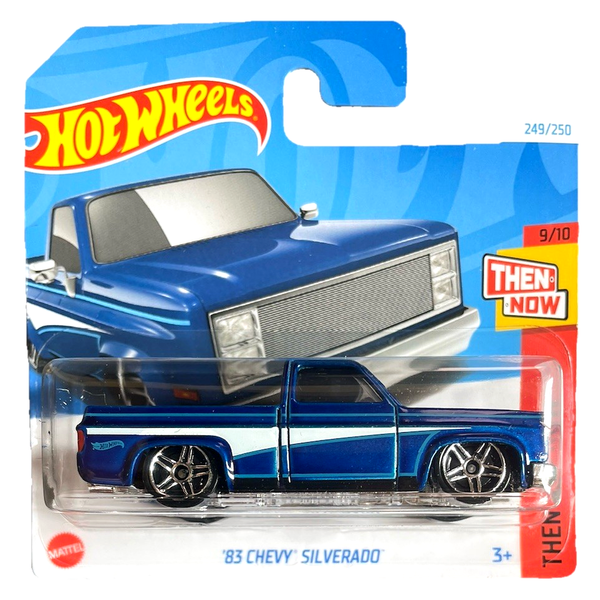 Hot Wheels '83 Chevy Silverado Then Now 9/10 2024 249/250 1:64 Modellauto Pickup-image