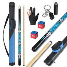 Pool Cue Stick with Hard Case, Maple Billiard Pool Cue Kit, 13mm Multilayer L...