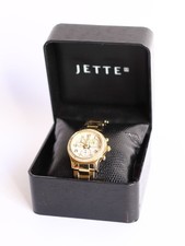 Uhr, JETTE Joop, OVP, Armbanduhr, Perlmutt, Kristalle, Papiere