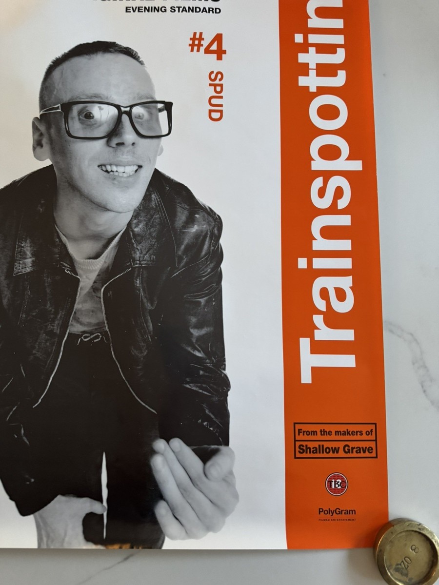 Trainspotting uk video poster 1996 Rare Spud | eBay