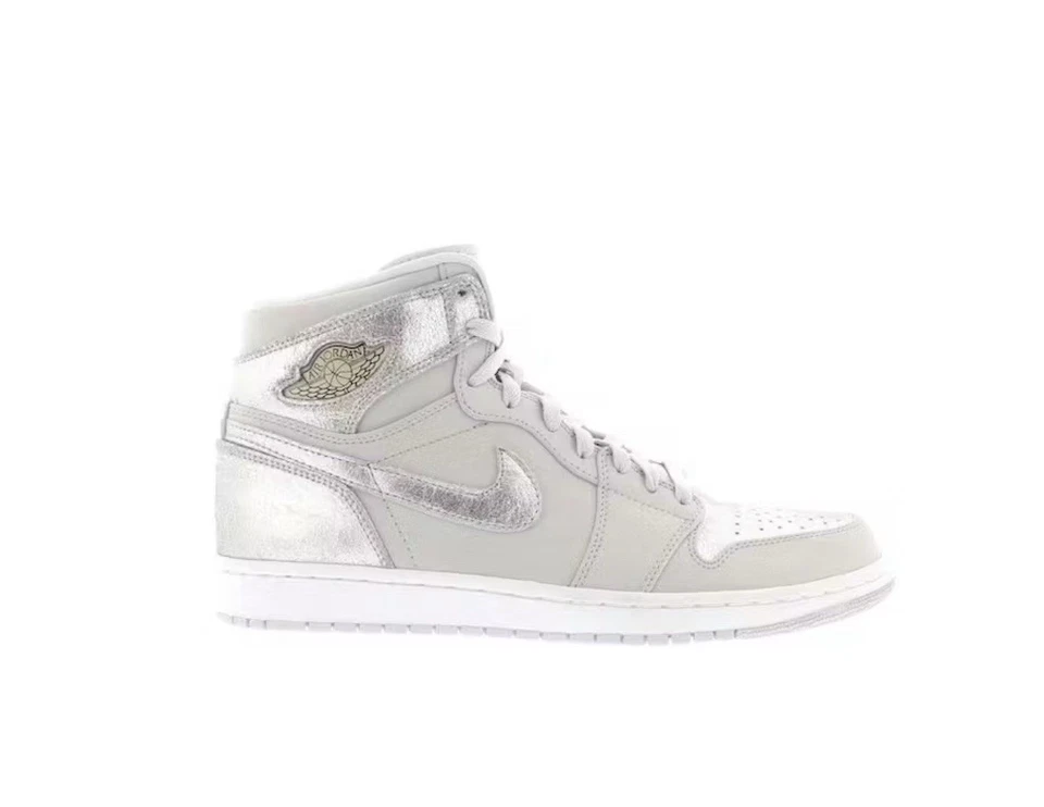 Talla 15 - Air Jordan 1 Retro Plateado Alto 25 Aniversario Foto 3 de 4