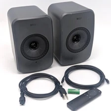 KEF LSX II LT Wireless Speakers - Graphite Grey (Pair)