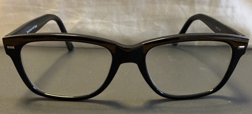 Boots Simon 11047 Black Rectangular Glasses Frames 53-17-140 With Case