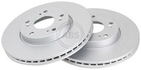2X A.B.S. Bremsscheibe Beschichtet 18507 FüR BE RN Honda Stream FR 5 BE1 16V RN1