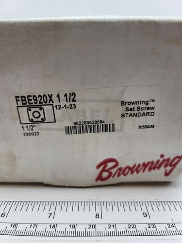 BROWNING FBE920X 1-1/2, 4-Bolzen Flansch Flanschlager 1-1/2" Bohrung, 0438G - Bild 2 von 7