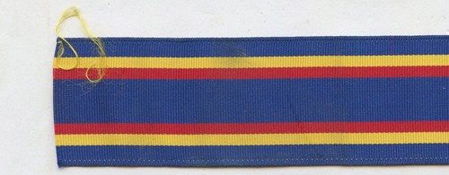 YANGTZE China Service Campaign Medal REPLACEMENT RIBBON Old Stock 4.5" Each