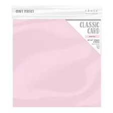 Craft Perfect Weave Texture 80lb Cardstock 12"X12" 5/Pkg-Ballet Pink