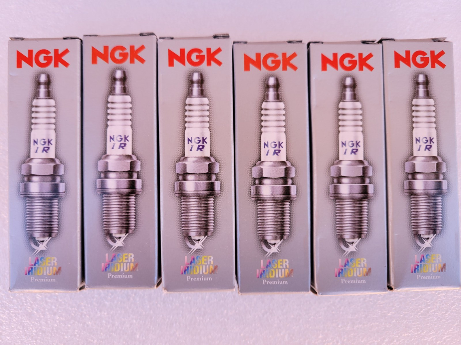 6 PCS Genuine NGK Laser Iridium Spark Plugs 4589