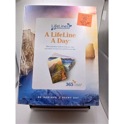 Lifelines: 365 Daily Inspiration Motivation Cards Wood Box Set Melissa Bernstein