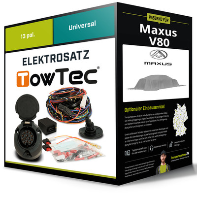Elektrosatz 13-pol universell für MAXUS V80 01.2016-jetzt NEU
