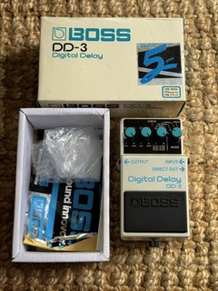Boss DD 3 DD3 Digital Delay Vintage Gitarren Effekt Pedal Japan Originalverpackt ungetestet
