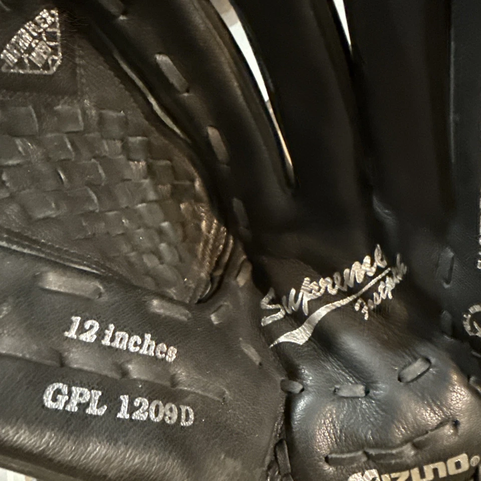 Перчатка для софтбола с быстрой подачей Mizuno Supreme GPL 1200F1 Pro Limit 12 дюймов правая кожа! - Изображение 2 из 4
