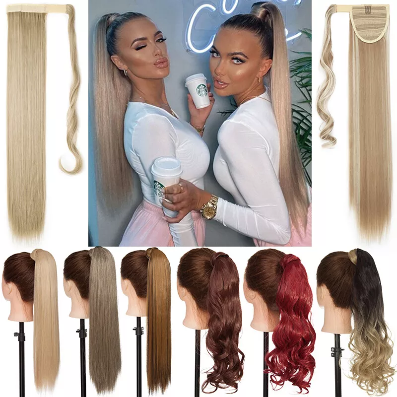 Blonde ponytail top extension uk