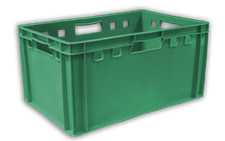K&uuml;hlhauskiste Lebensmittelbox stapelbar 60x40x30 cm  gr&uuml;n NEU Gastlando