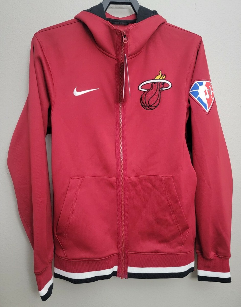 Nike NBA Miami Heat 75th Anniversary Showtime Hoodie Mens Size XS