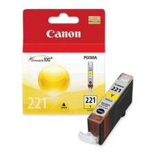 NEW Canon CLI-221Y Yellow Ink Cartridge