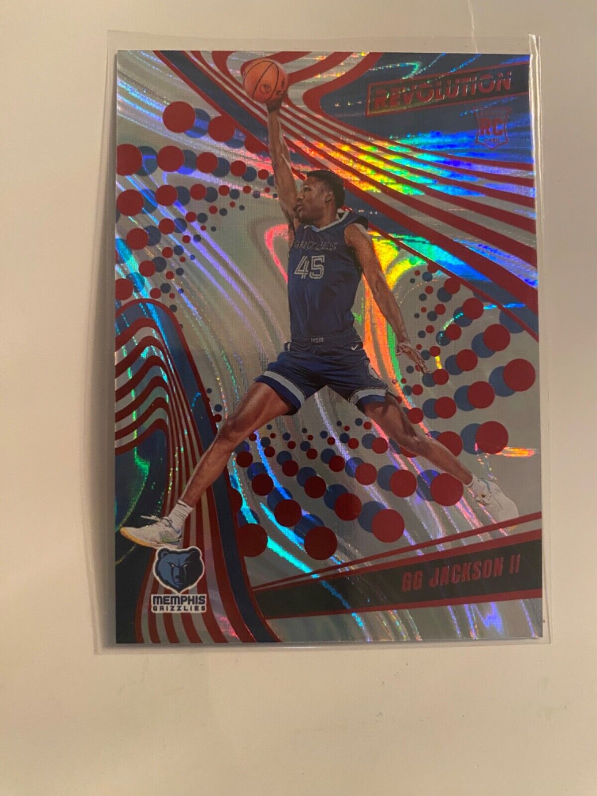 GG Jackson II RC RED SWIRL SSP #157/199 GRIZZLIES 2023-24 Panini Revolution MINT