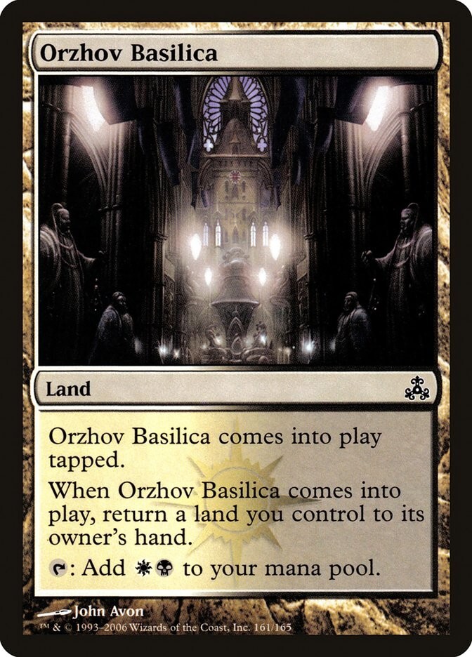 mtg white bounce cards Guildpact Orzhov Basilica MTG Magic the Gathering NM