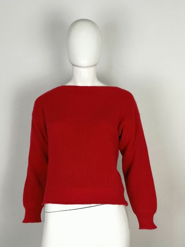 VICOLO MAGLIA MAGLIETTA MAGLIONE TAGLIA UNICA LCOLORE ROSSO | eBay