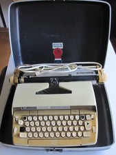 Vintage Smith-Corona Coronet Automatic 12 Electric Typewriter with Case & Key thumbnail