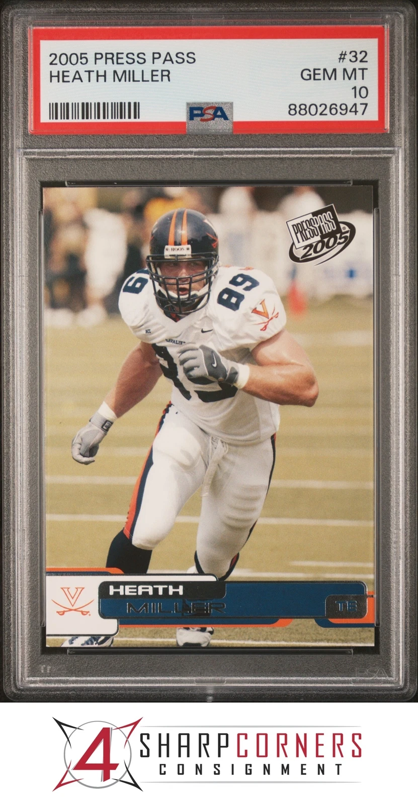 Heath Miller Press Pass #32 Base