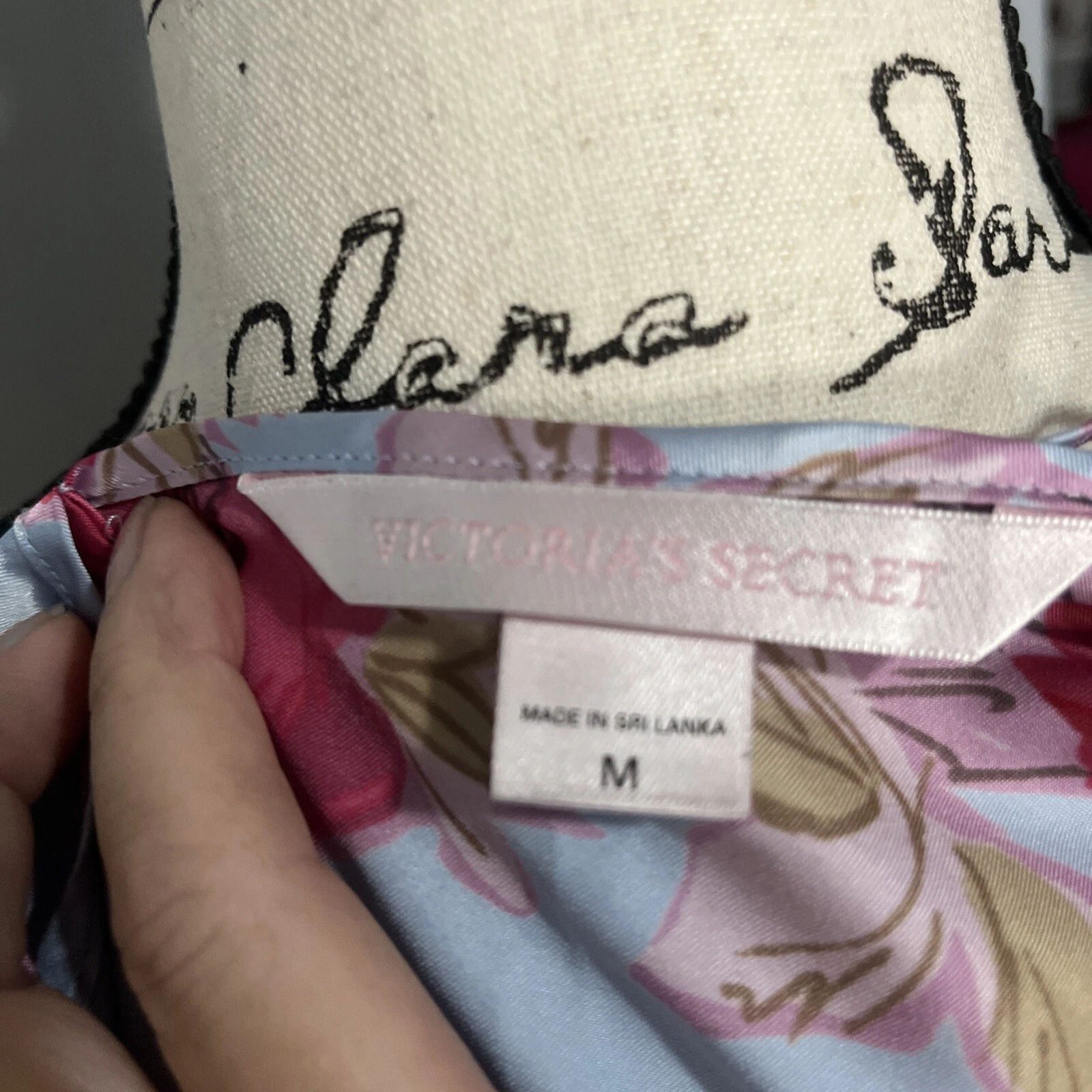 UNDERCOVER Abito Victoria's Secret vintage floreale slip pizzo