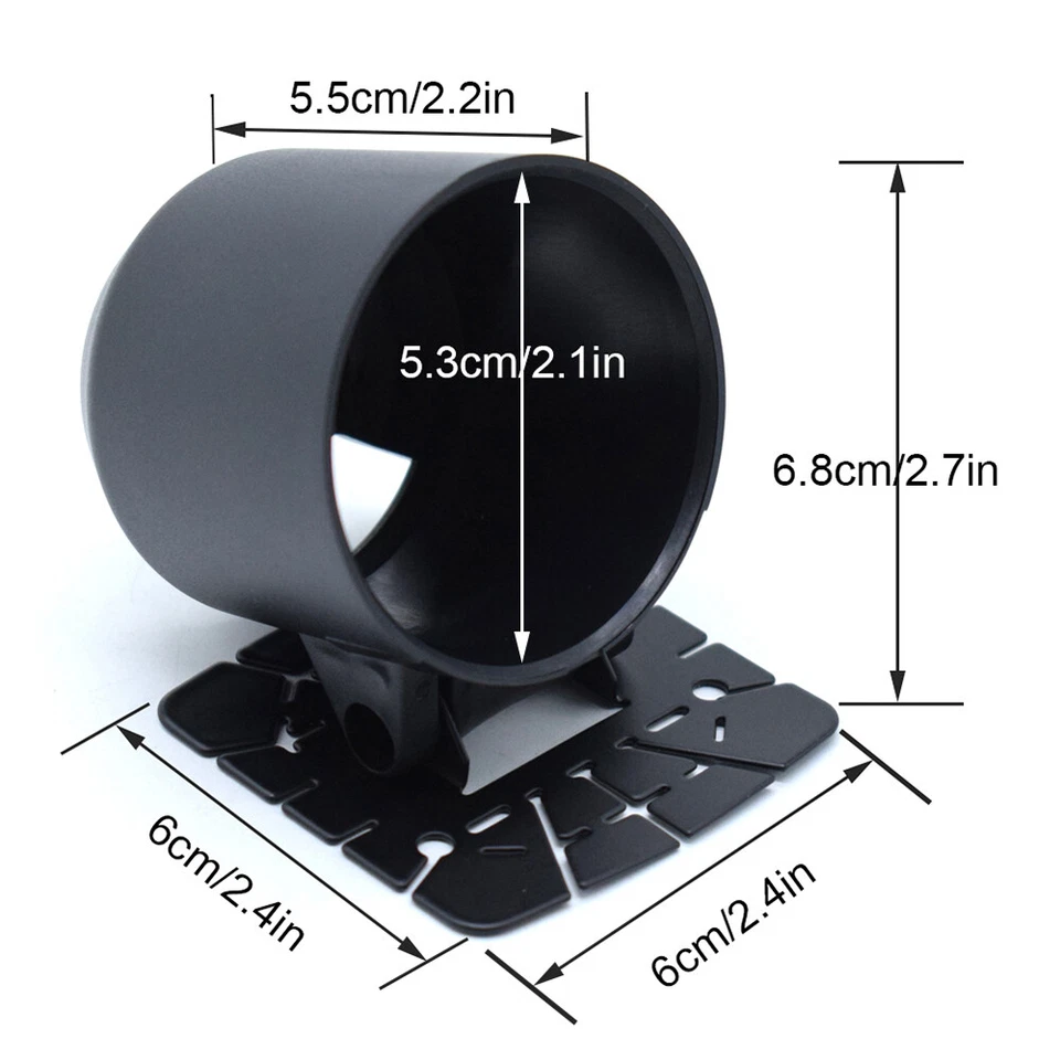 52mm 2" Single Hole Car Gauge Holder Mount Holder Pillar Pod Bracket Universal  - Image 2 of 4