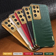 Luxury Crocodile Pattern Leather Case for Samsung Galaxy A13 A22 A32 A51 A53 A52
