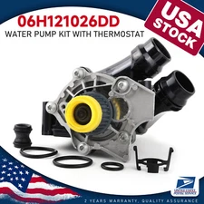 Water Pump Kit W/Thermostat For A4 A3 TT VW Tiguan Jetta EOS Beetle CC 2.0T TSI
