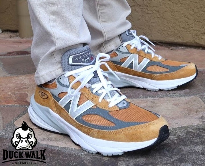New Balance 990v6 Shoes Workwear Gray Tan White U990TN6