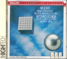 MOZART PIANO CONCERTOS NO 20 NO 23 MITSUKO UCHIDA JEFFREY TATE