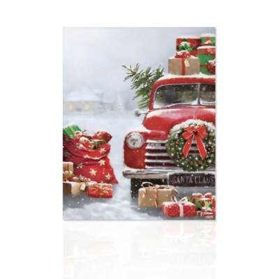 Weihnachtsbild Geschenke Bild Wohnmöbel Gemälde Handarbeit Declea 