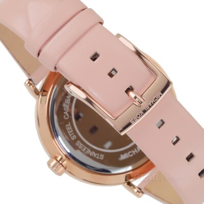 Michael Kors Womens Addyson Rose Gold Watch, Pave Crystal MK  display picture 1