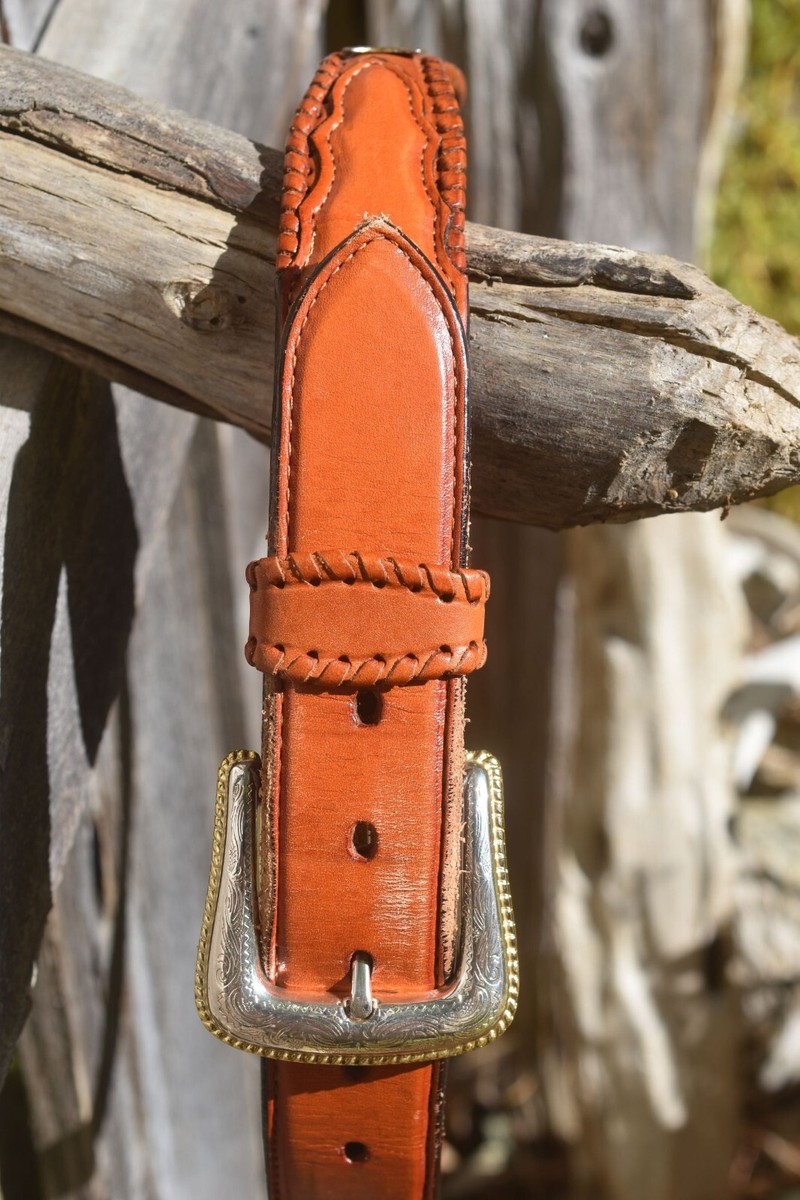 Nocona Genuine Brown Leather Southwestern Style Women display picture 3