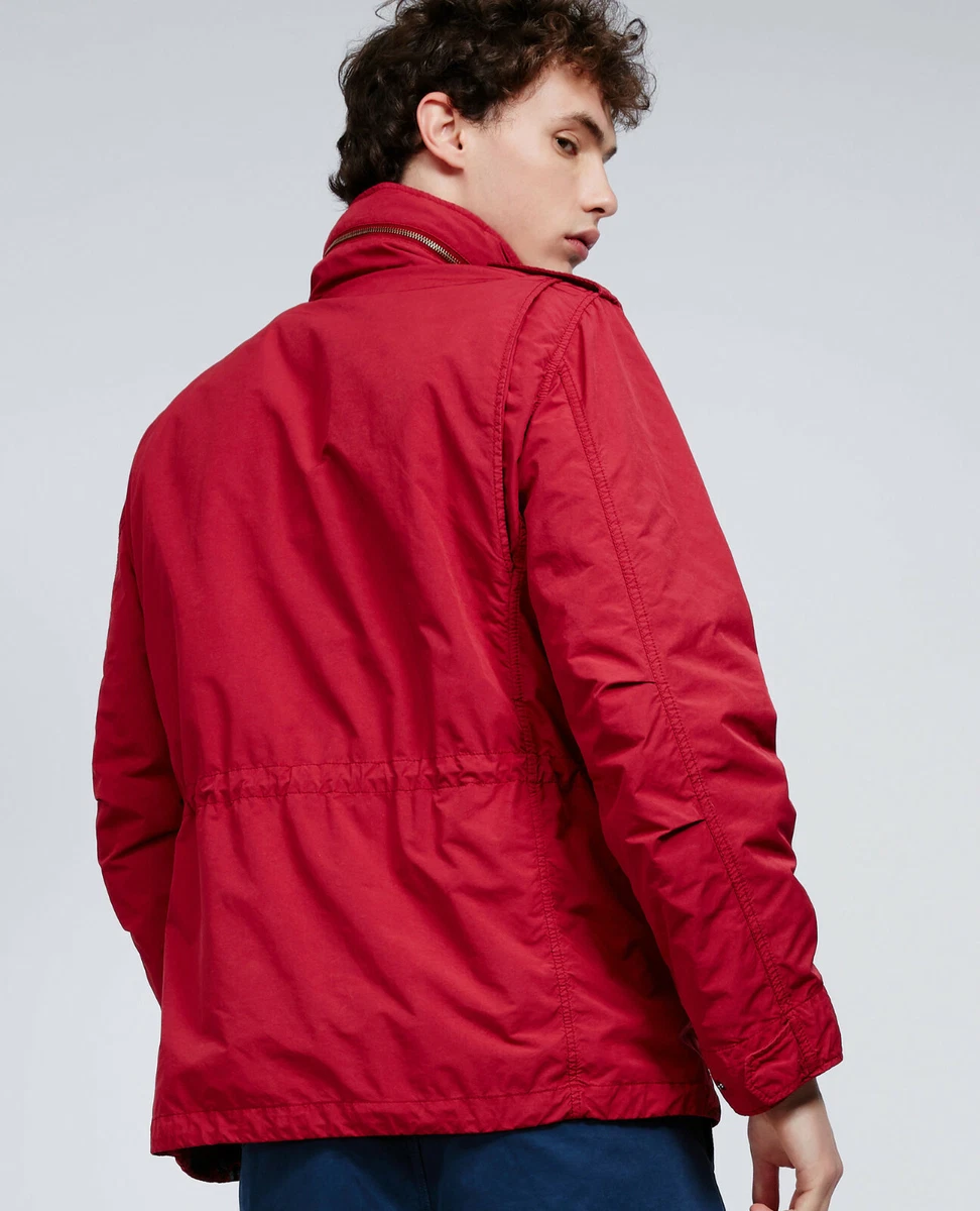 Aspesi New Camp II Insulated Field Jacket in Red, size Medium - BNWT, RRP £850