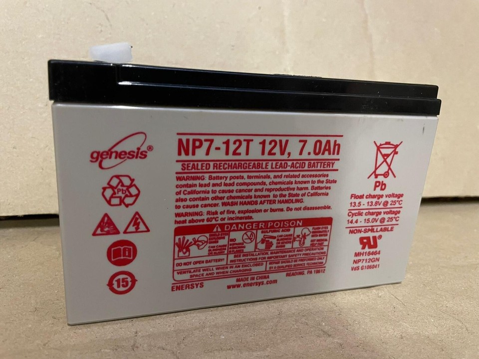 Yuasa NP7-12 12V/7Ah Sealed Lead Acid Battery with F1 Terminal : Buy Online at Best Price in KSA - Souq is now