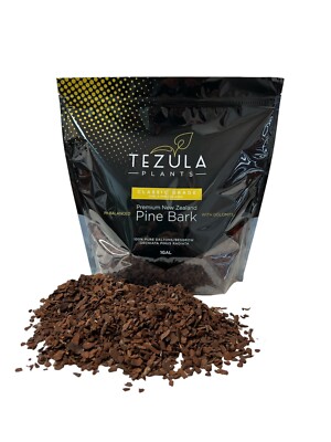 Orchiata Pine Bark  - Classic Grade (Small Nuggets 6-9mm 1/4 -3/8 ) - 1 Gallon