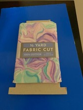 NEW FABRIC EDITIONS 1/2 YARD MULTI-COLOR PRECUT SEWING CRAFT FABRIC 18X42"