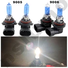 2set Combo 9006 9005 6000k White Xenon Hid Halogen Hi Low Beam Headlight Bulbs
