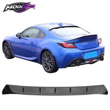 Fit 22-26BRZ & Toyota GR86 V Style Roof Spoiler Rear Visor ABS Gloss Black