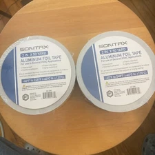New Sealed Sontax®2" X 50 Yard Aluminum Foil Tape (Qty 2 rolls)
