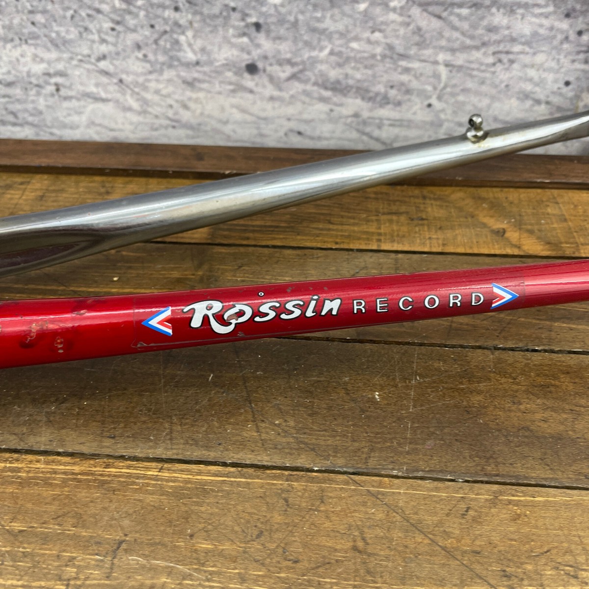 Vintage Rossin Record Frame Set 58 cm Columbus Campagnolo Italy