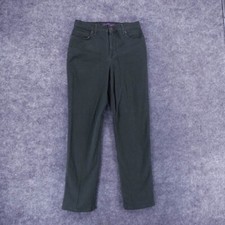 Gloria Vanderbilt Jeans Womens 6 Missy Amanda Stretch Tapered Leg Green