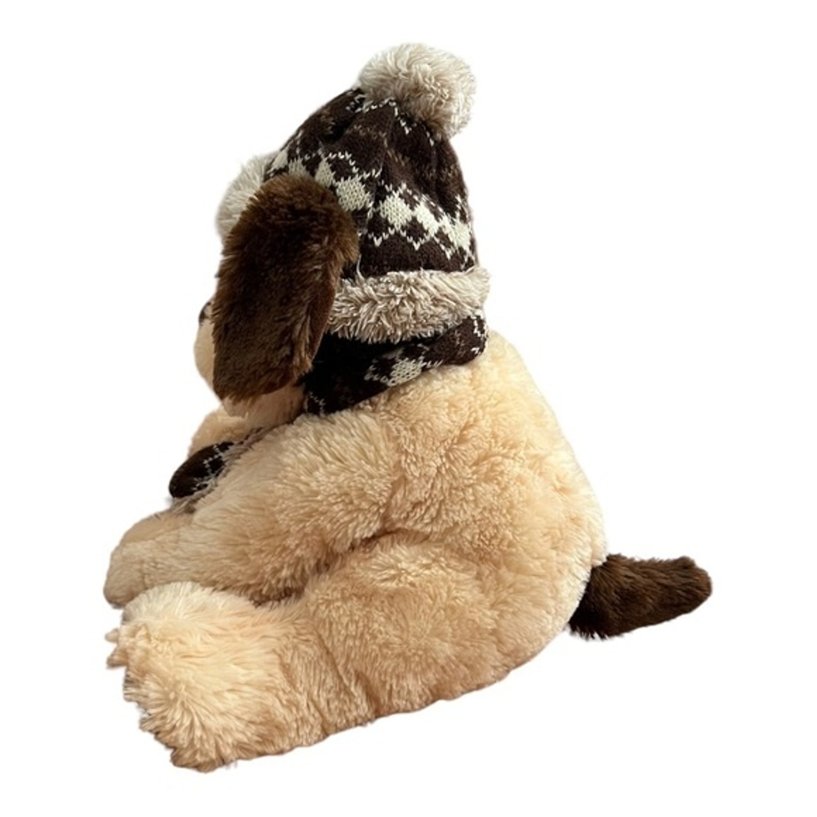 Hugfun International Dog winter plush stuffed animal puppy 14”