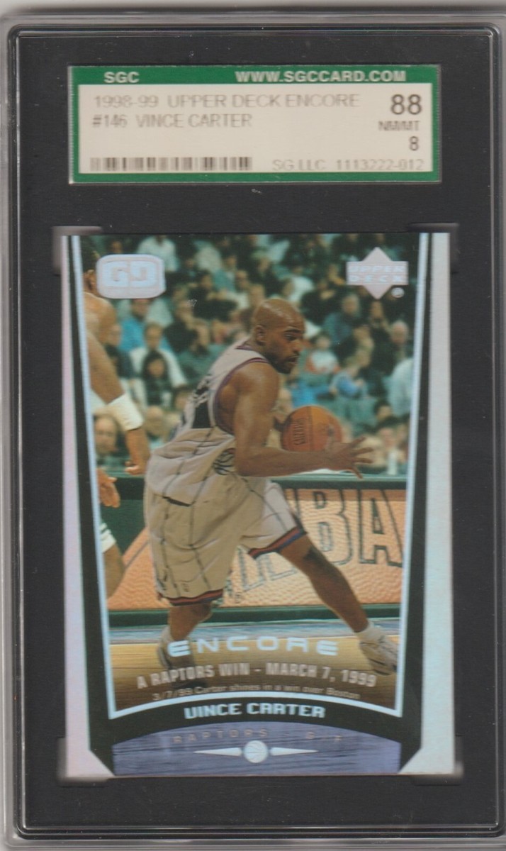 VINCE CARTER; 1998-99 UPPER DECK ENCORE BASKETBALL #146 - SCG