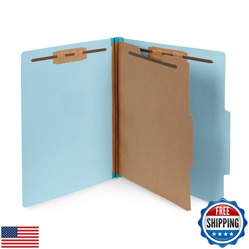 Blue Summit Supplies 30 Blue Classification Folders - 1 Divider - 2 ...