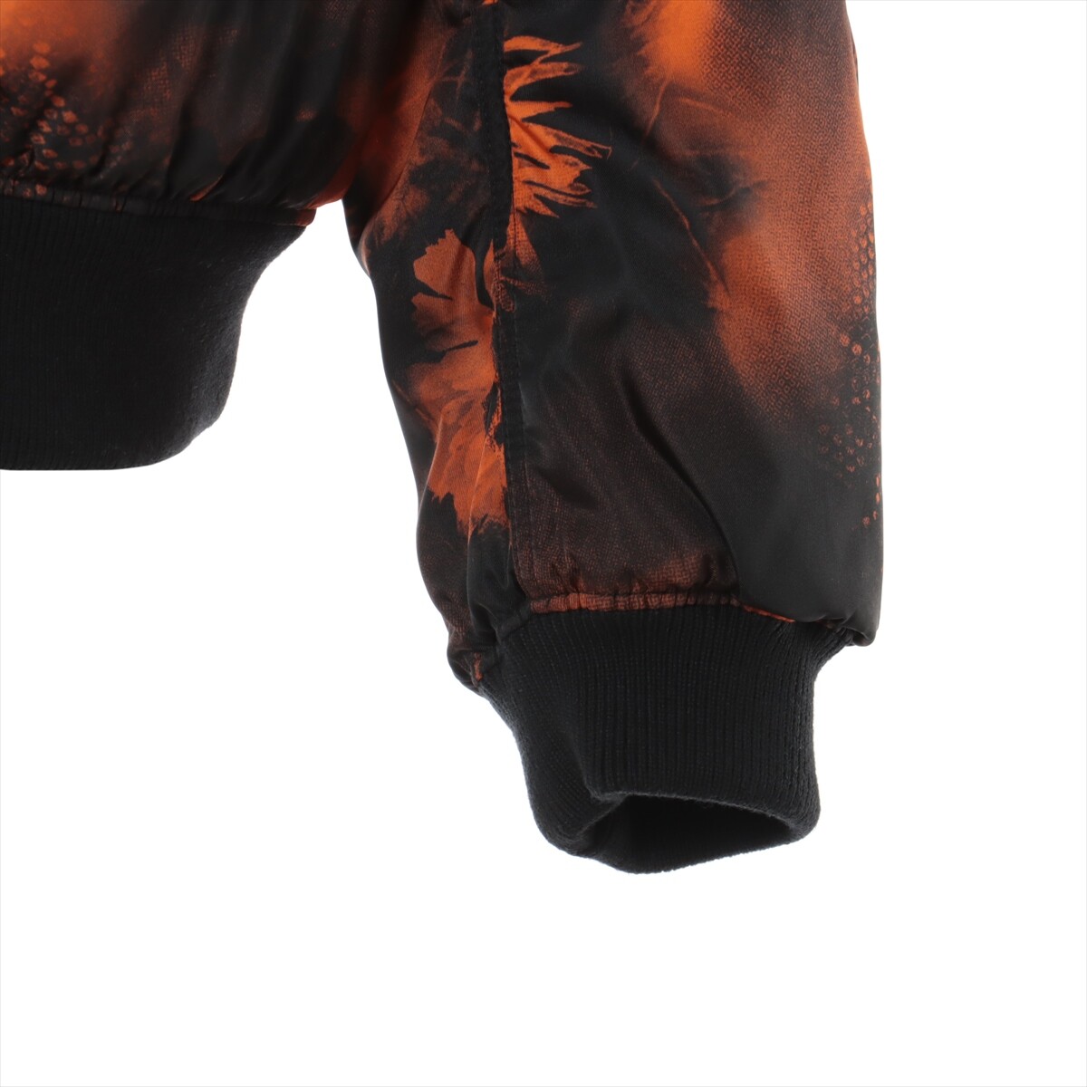 Prada 22AW Nylon Blouson L Men's Black x orange SGB903 RE Prada 22AW Nylon Blouson L Men's Black x orange SGB903 RE