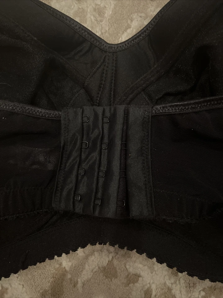 Sujetador Comfort Choice 42DDD negro de encaje para mujer The Easy Enchancer nuevo con etiquetas Foto 4 de 4